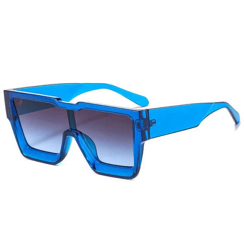 Oversize Retro UV400 – Fashion Square Frame