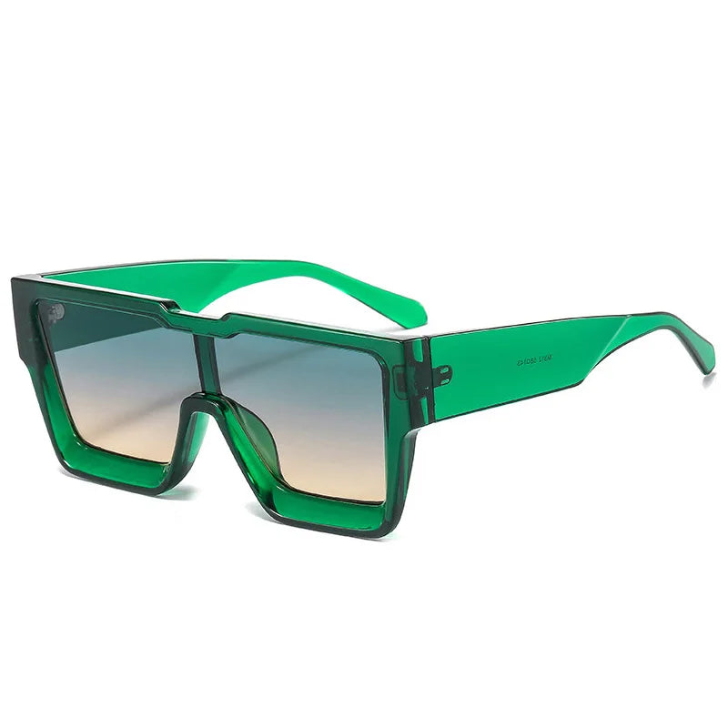 Oversize Retro UV400 – Fashion Square Frame