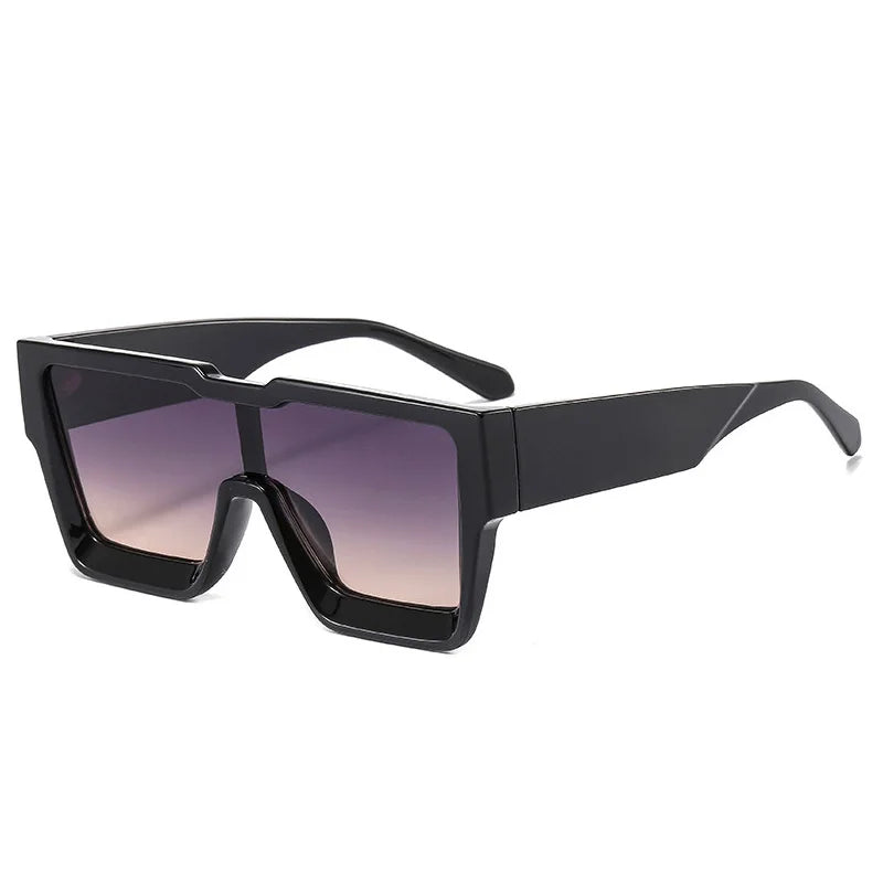 Oversize Retro UV400 – Fashion Square Frame