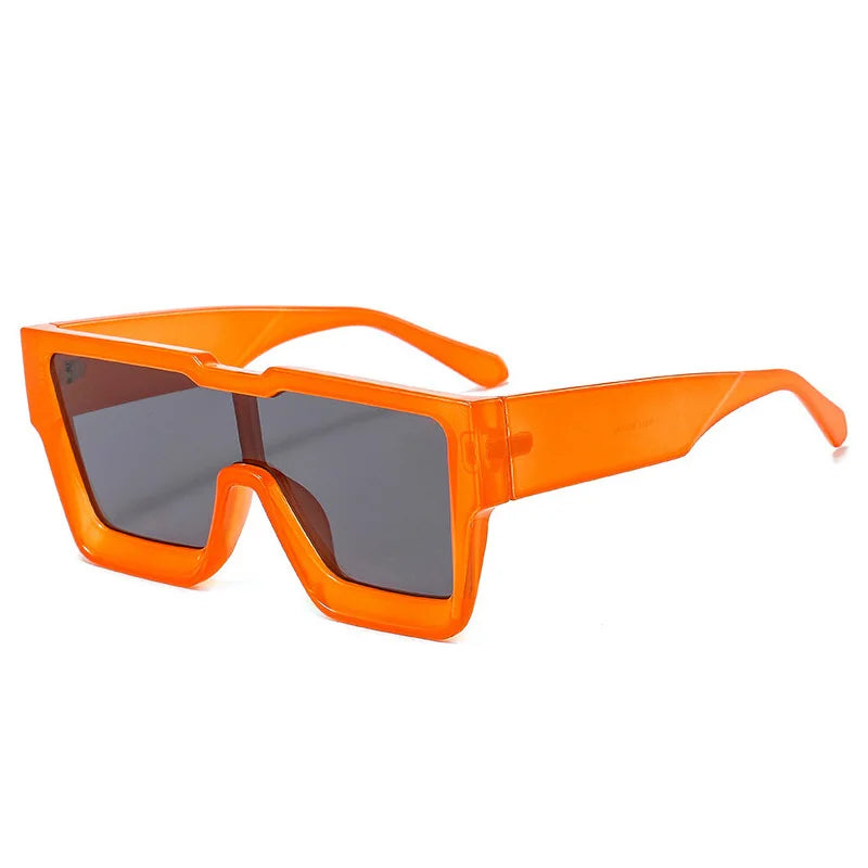 Oversize Retro UV400 – Fashion Square Frame