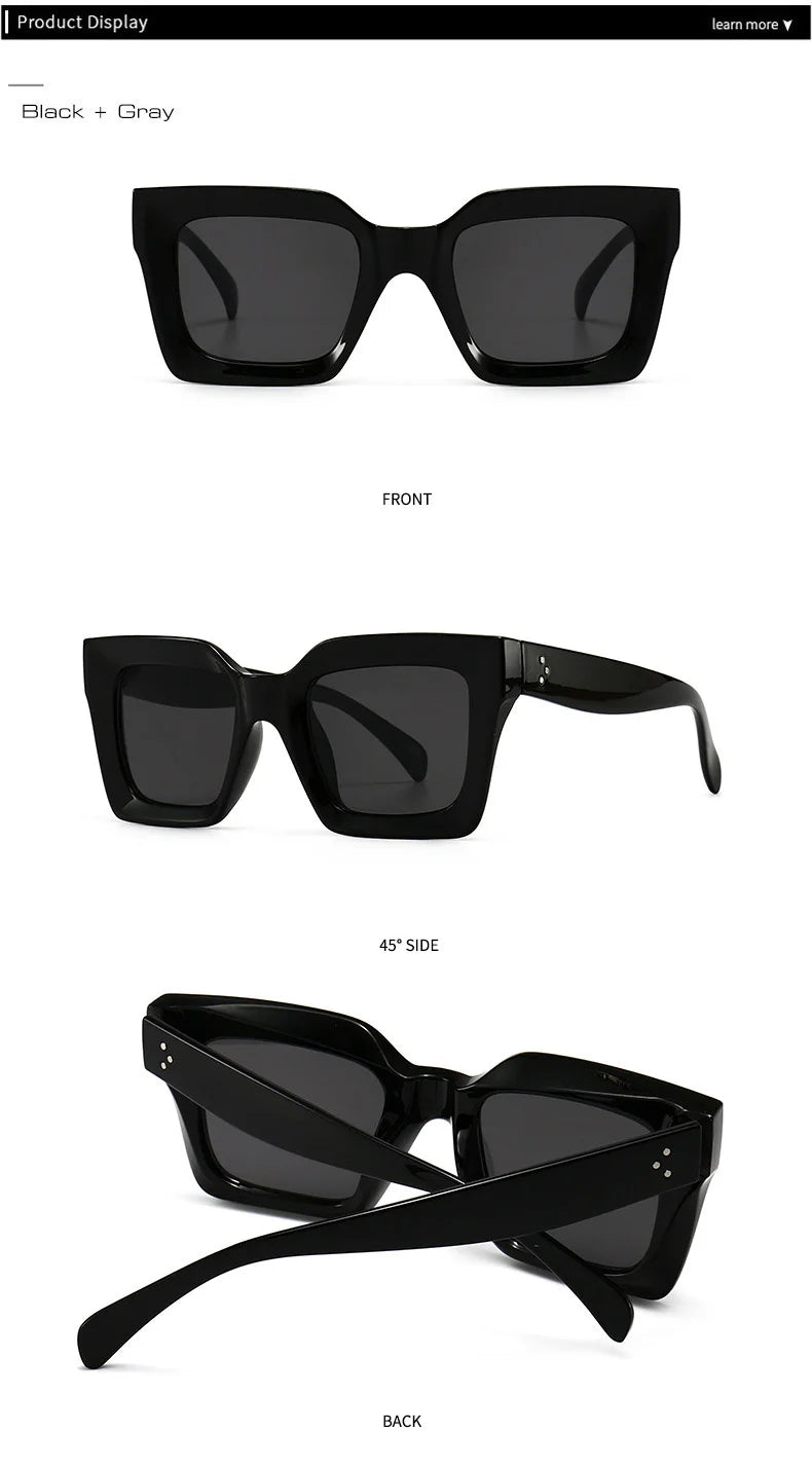 Studded Cat Eye – Retro Glamour Style