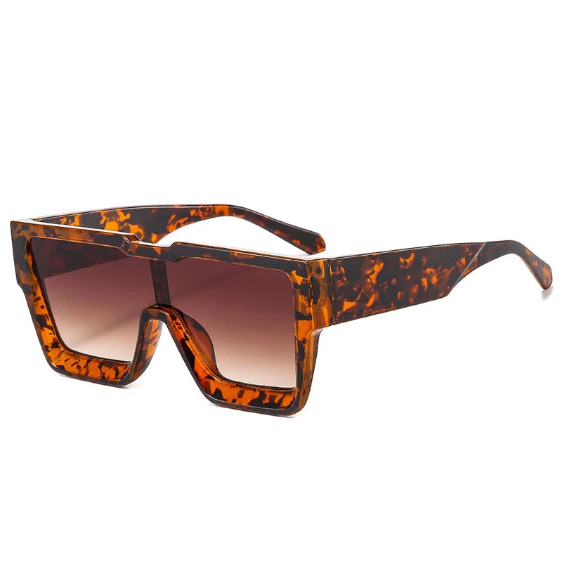 Oversize Retro UV400 – Fashion Square Frame