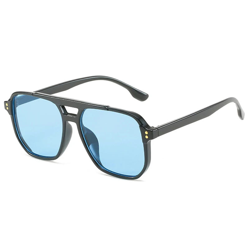 Unisex Double Bridge – Retro Design & Gradient Lenses