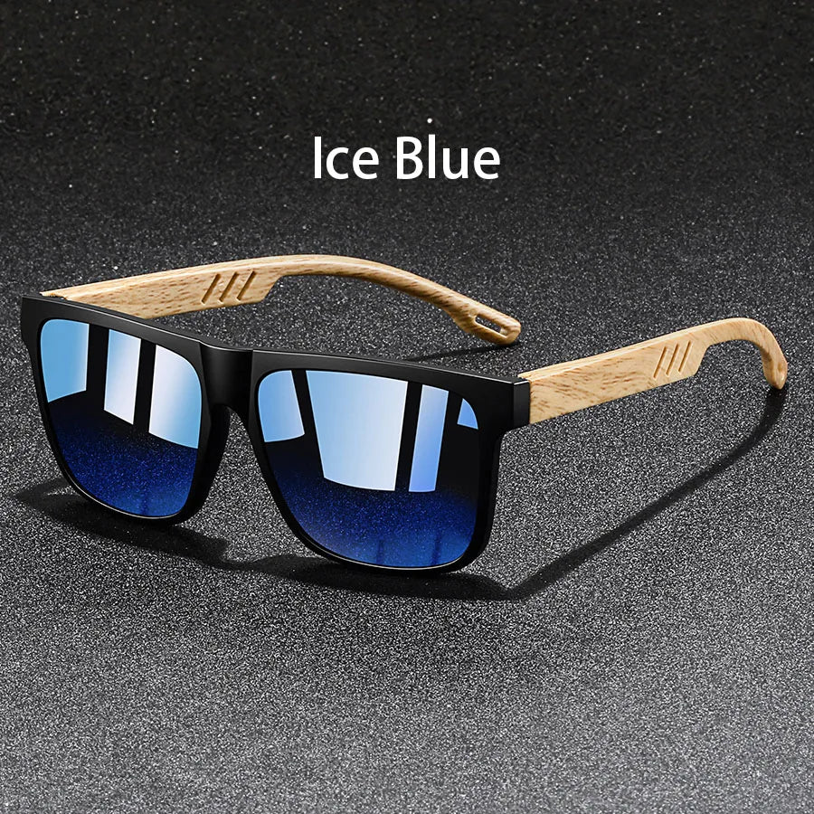 Fashion Vintage Square Frame Sunglasses Men Women Fishing Driving Man Luxury Brand Designer Sun Glasses UV400 Eyewear