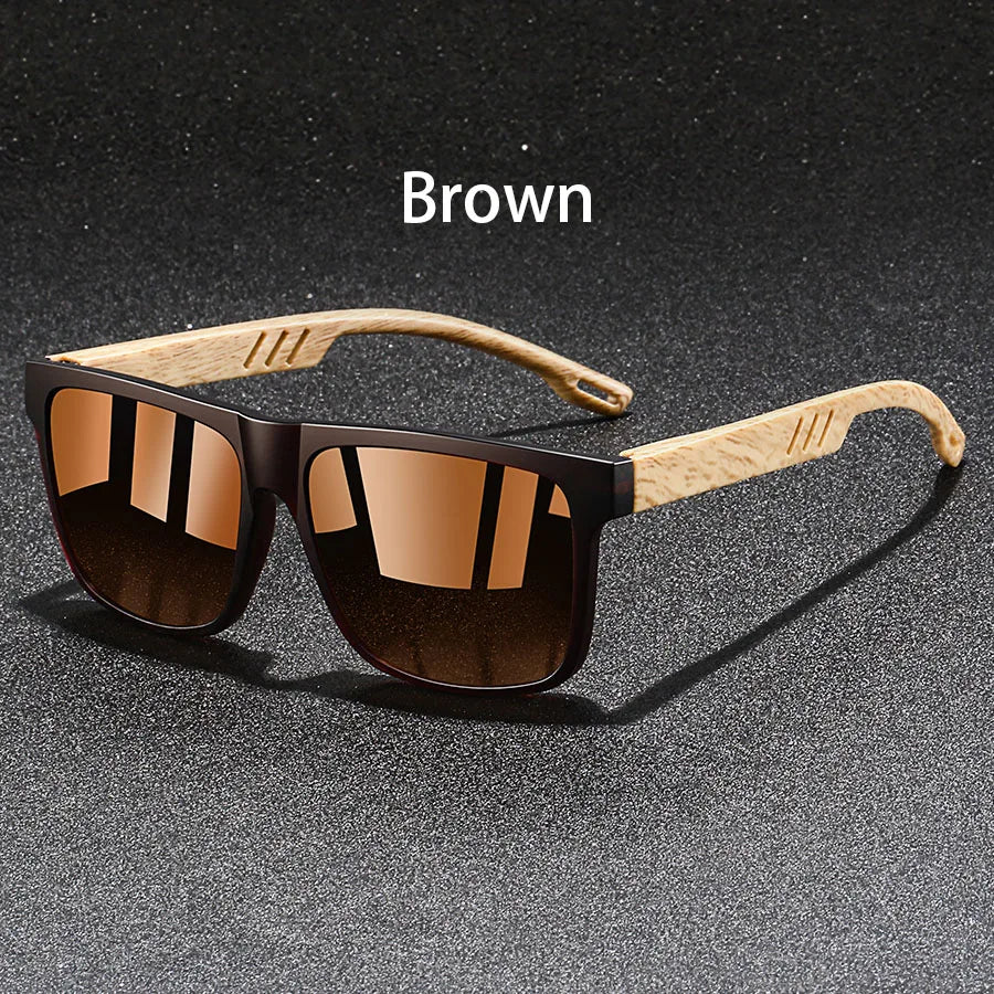 Fashion Vintage Square Frame Sunglasses Men Women Fishing Driving Man Luxury Brand Designer Sun Glasses UV400 Eyewear