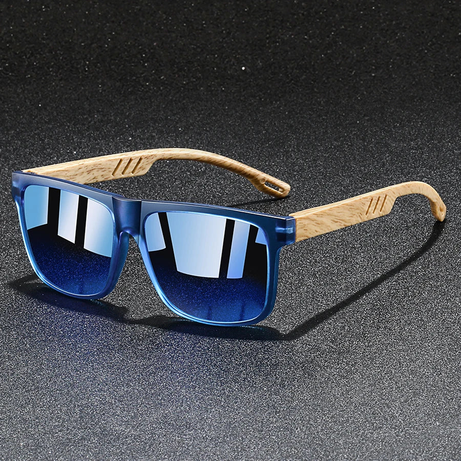 Fashion Vintage Square Frame Sunglasses Men Women Fishing Driving Man Luxury Brand Designer Sun Glasses UV400 Eyewear