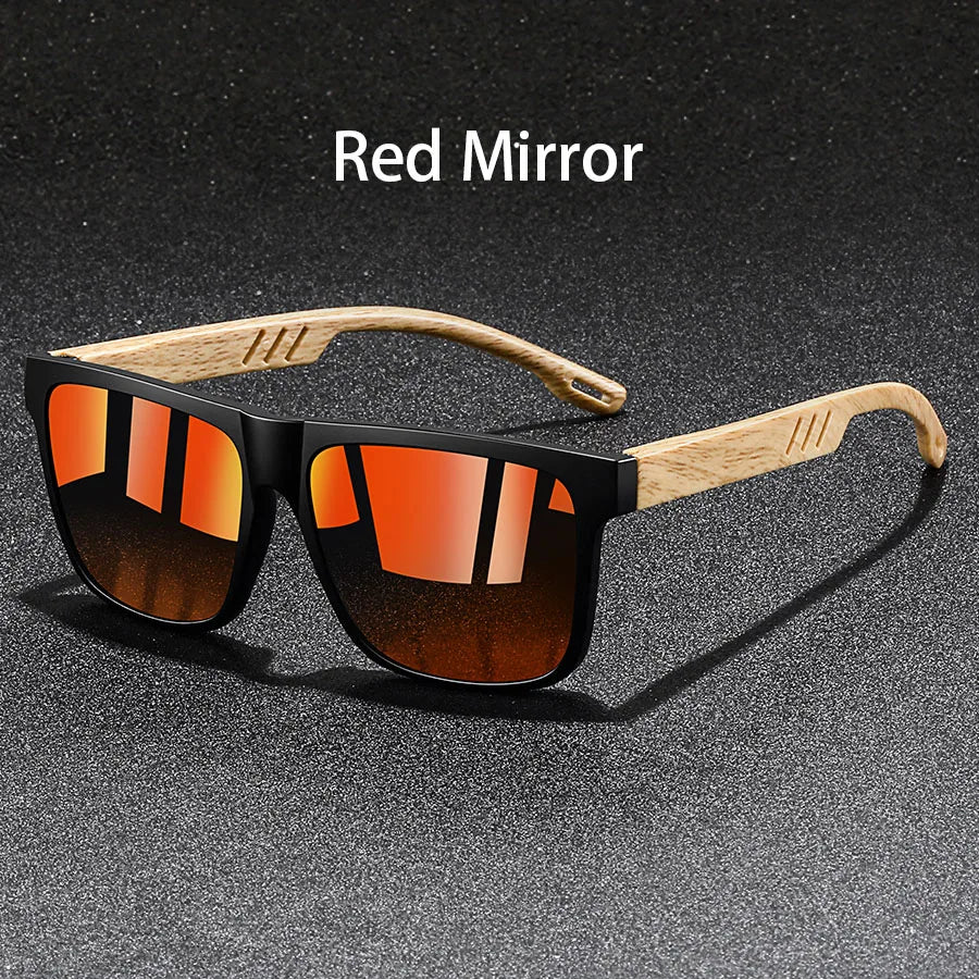Fashion Vintage Square Frame Sunglasses Men Women Fishing Driving Man Luxury Brand Designer Sun Glasses UV400 Eyewear