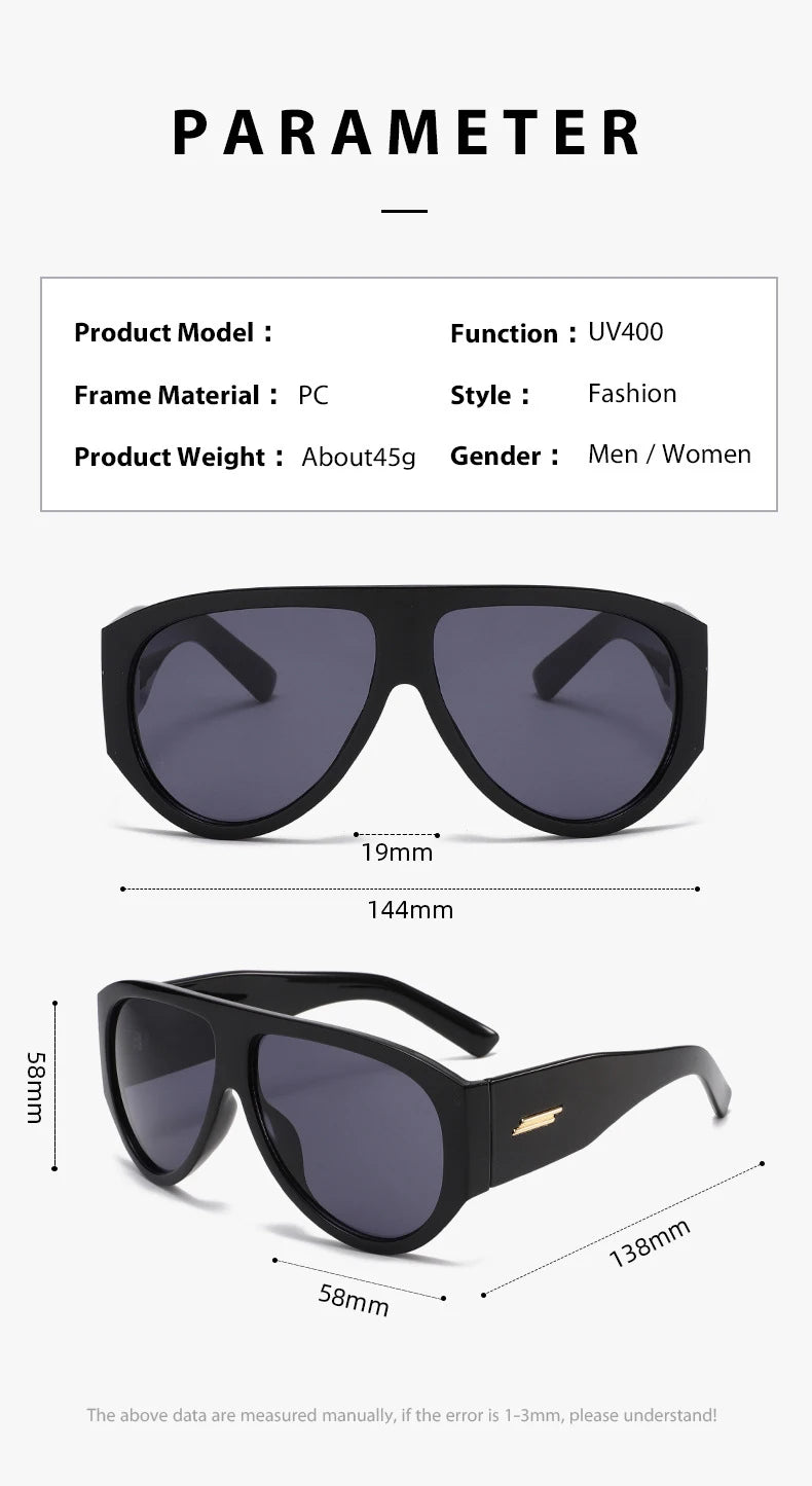 Oversized Tinted Goggles