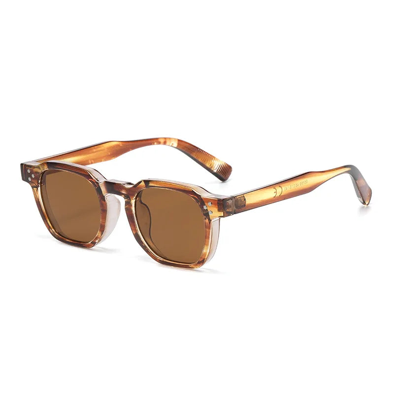 Vintage Square UV400 – Trendy Design