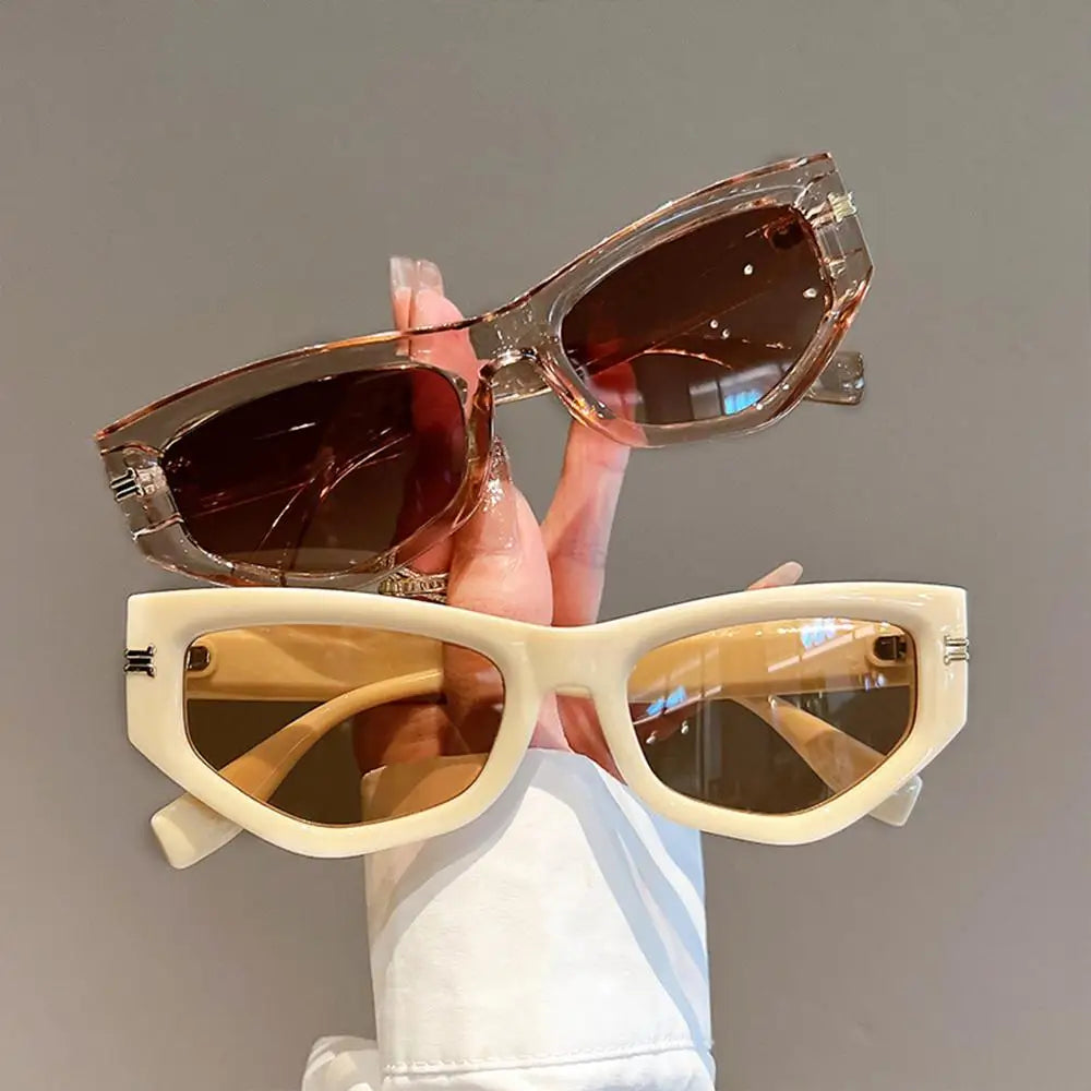 Grandiose - Lunettes de soleil cat eye vintage femme Sun-Aura, coloris léopard