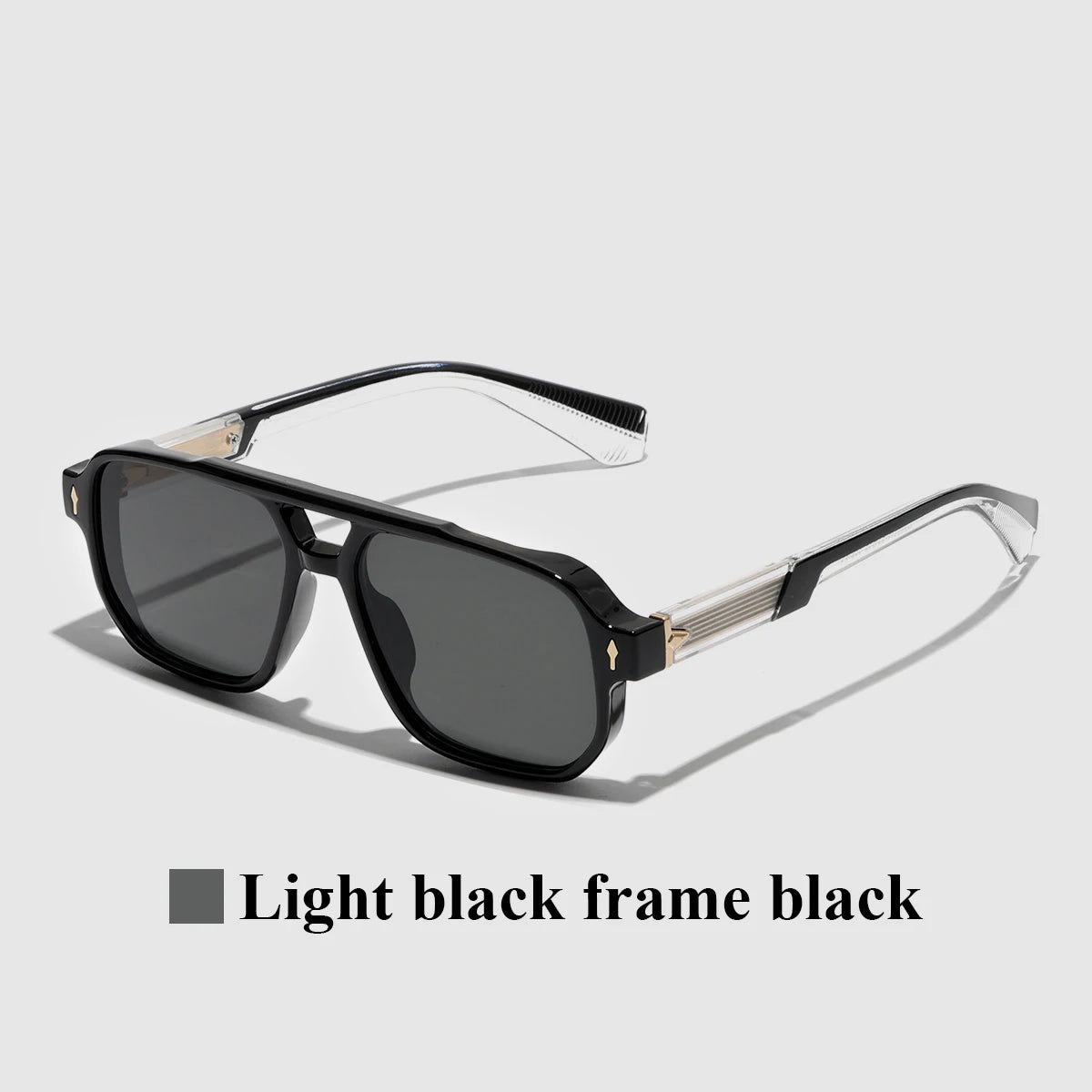 Retro 2026 Transparent Frame Luxury Sunglasses for Men and Women