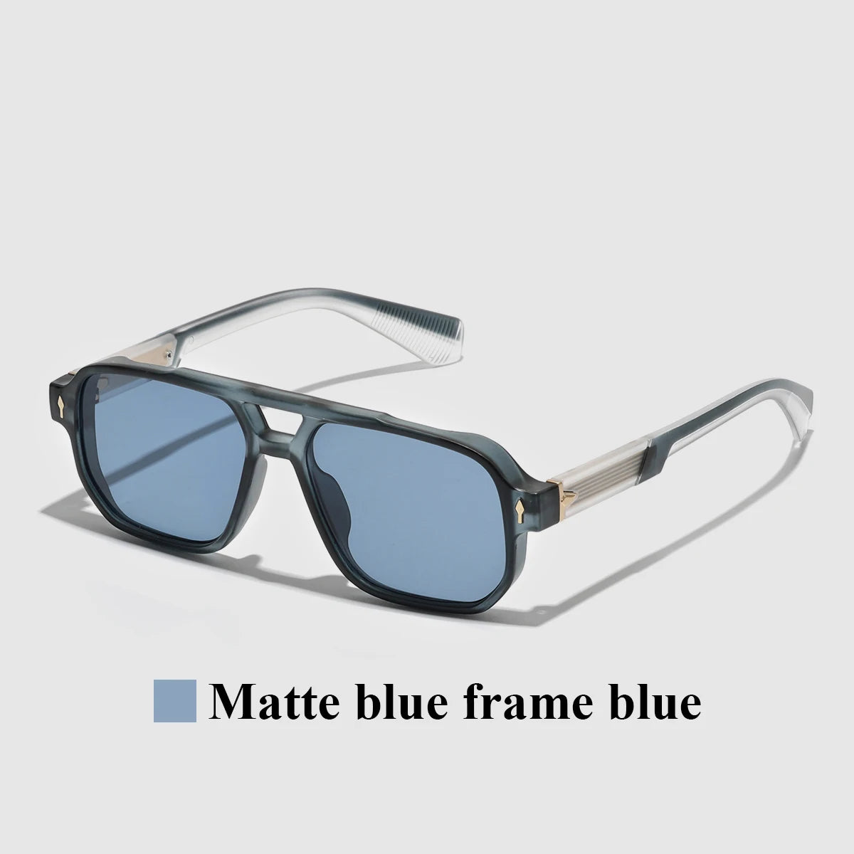 Retro 2026 Transparent Frame Luxury Sunglasses for Men and Women