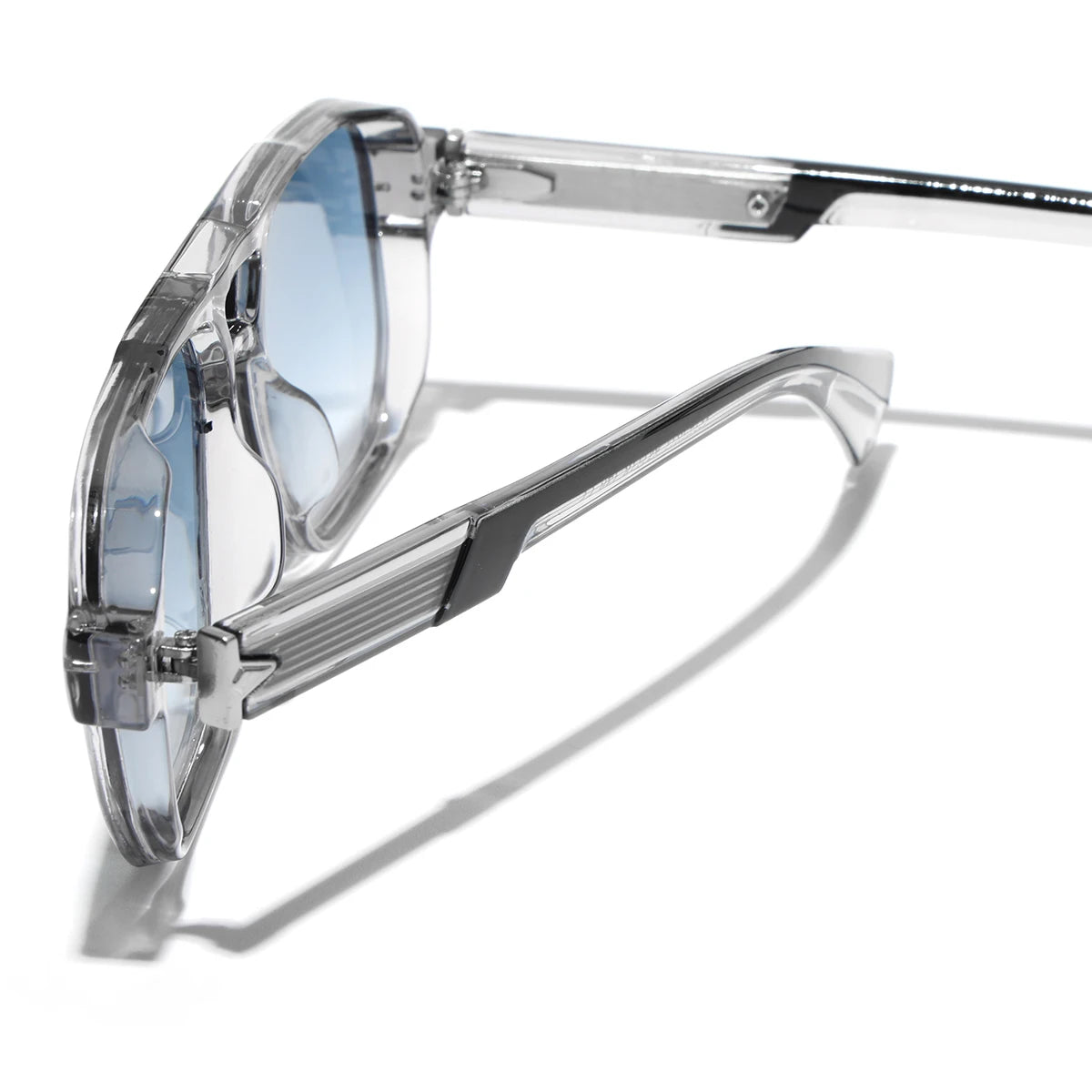 Retro 2026 Transparent Frame Luxury Sunglasses for Men and Women