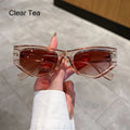 Grandiose - Lunettes de soleil cat eye vintage femme Sun-Aura, vue de profil