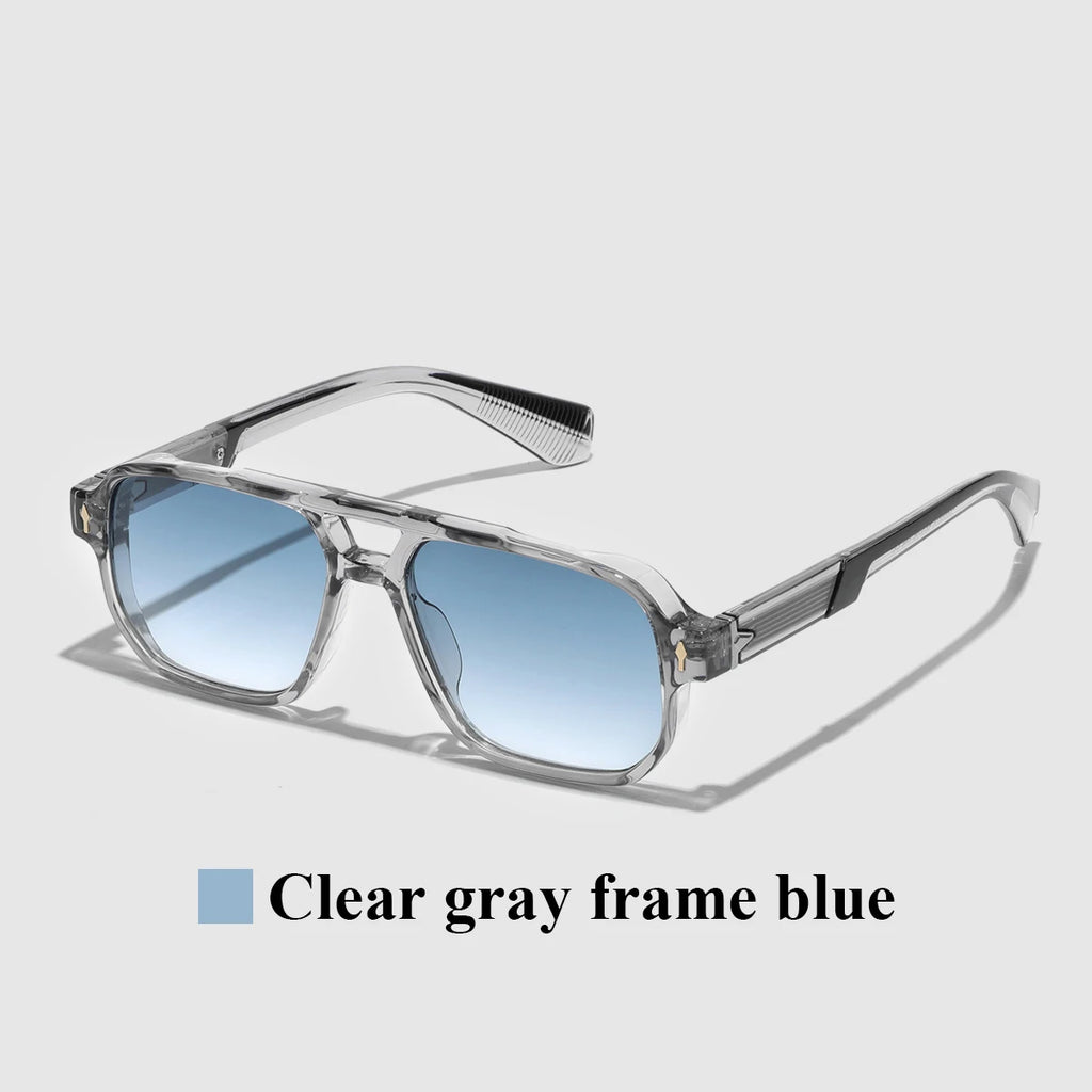 Riviera - Lunettes de soleil Sun-Aura portées, style homme