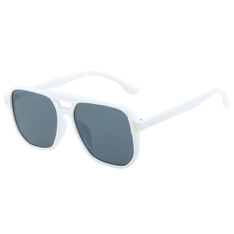 Unisex Double Bridge – Retro Design & Gradient Lenses