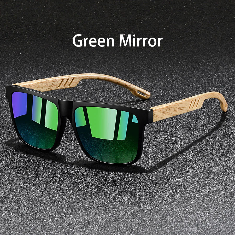 Fashion Vintage Square Frame Sunglasses Men Women Fishing Driving Man Luxury Brand Designer Sun Glasses UV400 Eyewear