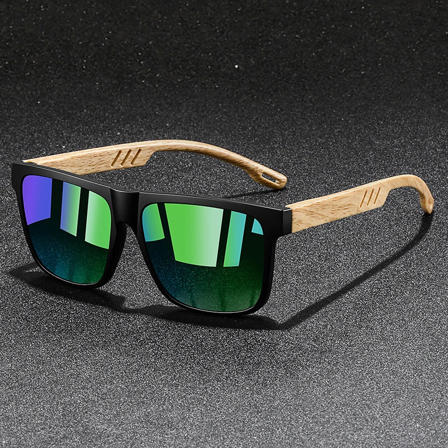 Fashion Vintage Square Frame Sunglasses Men Women Fishing Driving Man Luxury Brand Designer Sun Glasses UV400 Eyewear