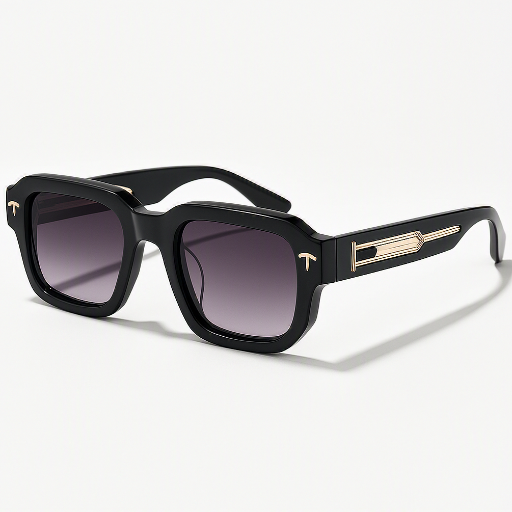 Sovereign - Lunettes de soleil carrées vintage homme Sun-Aura, vue principale